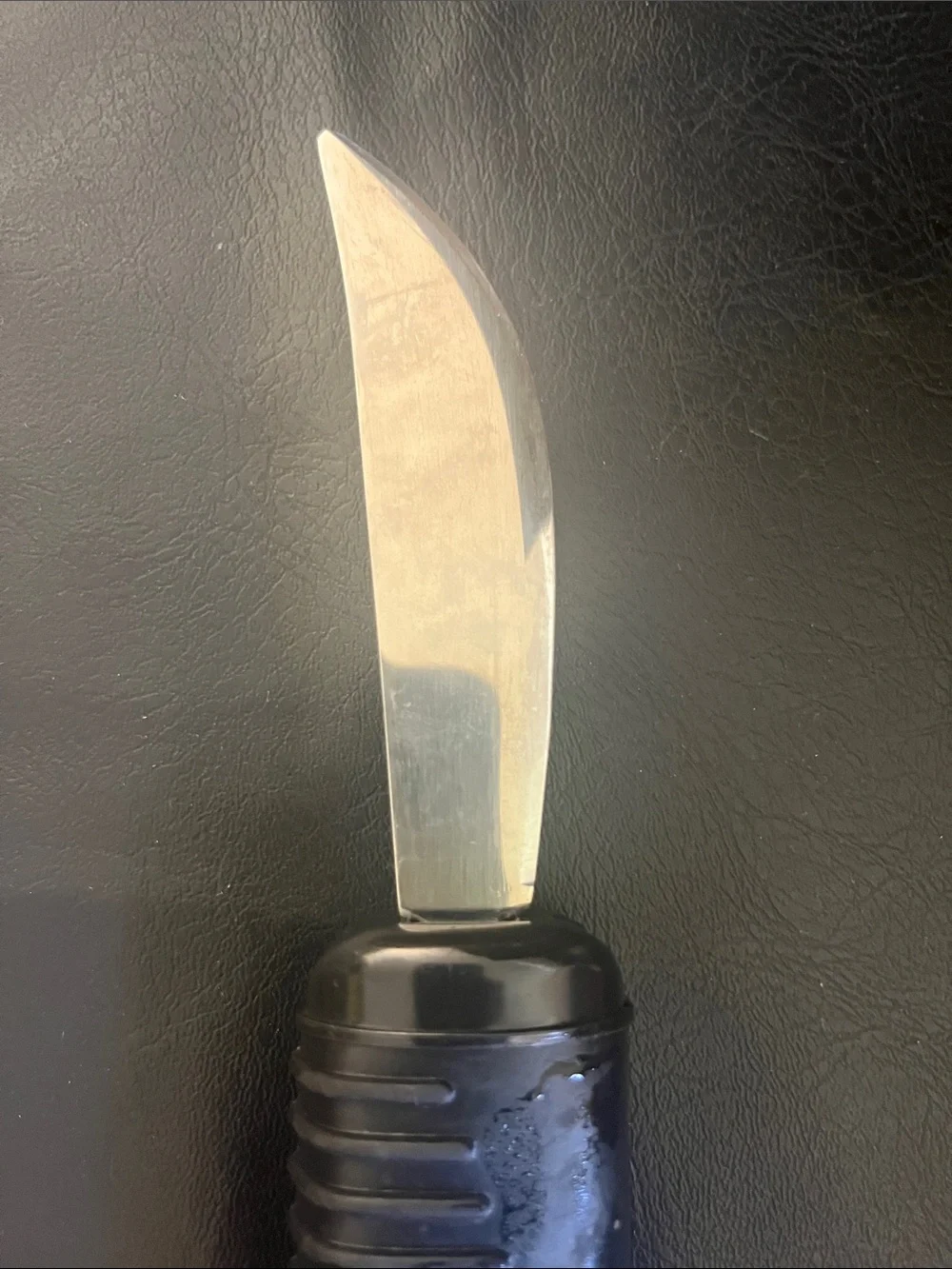 Rocker Heavy-Duty Black Grip Knife,  Fork and spoon Set